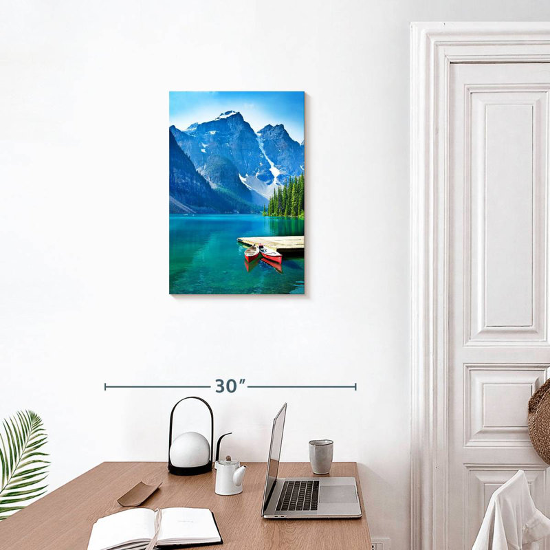 Alvord Canoe Dock au lac Banff, H 24 po x l 16 po
