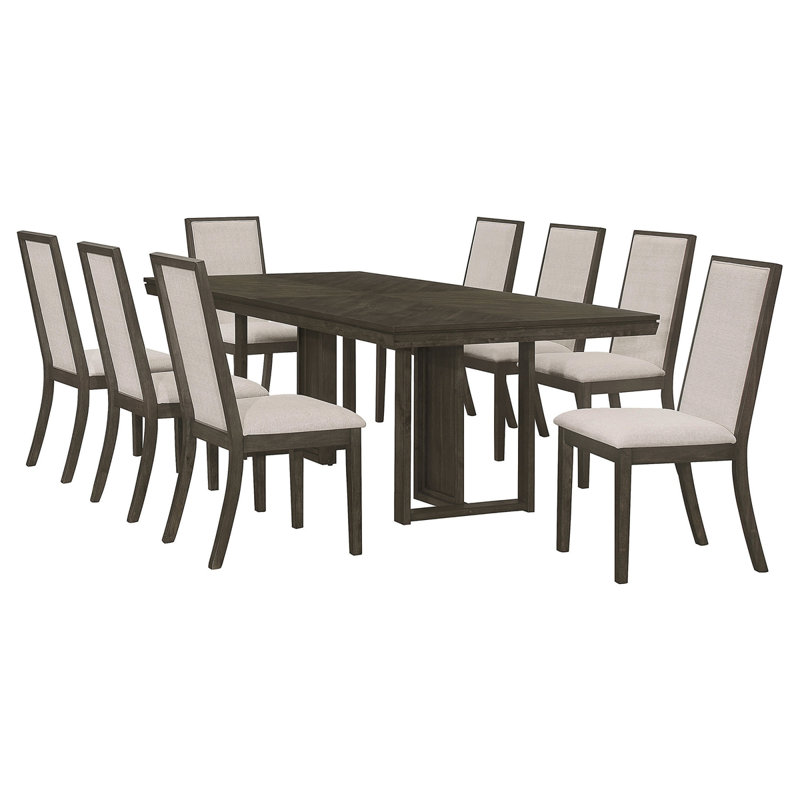 Ensemble de table de salle à manger 9 pièces Glenmoor