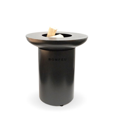 Cylinder Steel Outdoor Fireplace