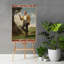 «Man jouant au golf - facilement distrait par le vin et le golf», impression sur toile tendue-951484307