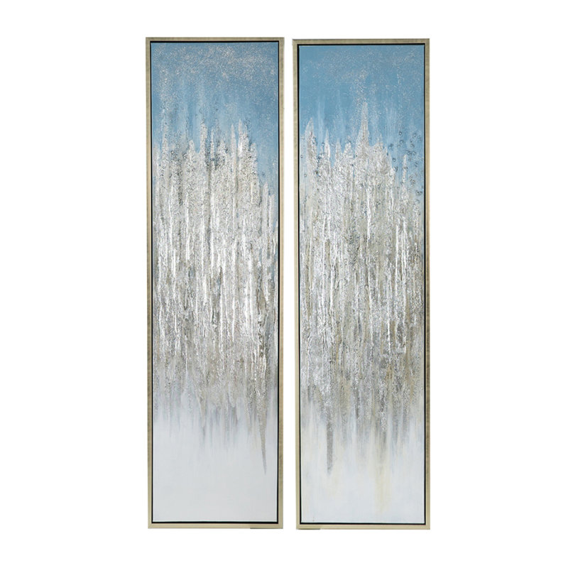 S / 2 70,9 x 19,7 po Dhalia Ombre Wall Arts