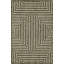 Tapis contemporain Nykeia de couleur verte-362581850
