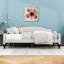Full Size Linen Upholstery Daybed