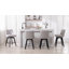 Ensemble de 4 tabourets de comptoir pivotants 25,98 po Dryver-93940906