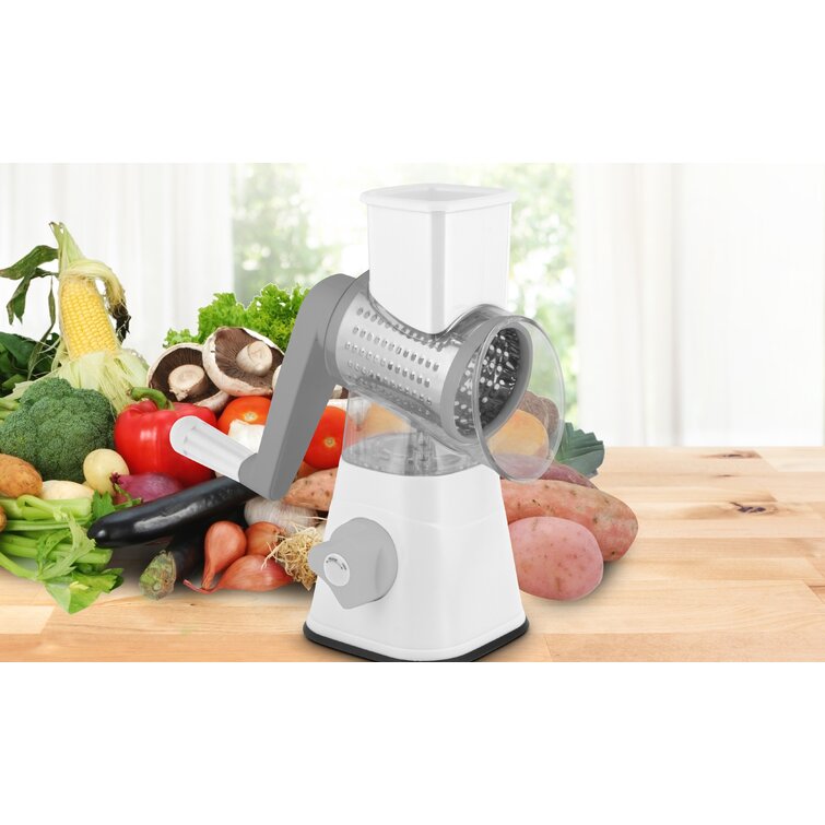 Eternal Rotary Grater And Slicer With 3 Barrels/blades