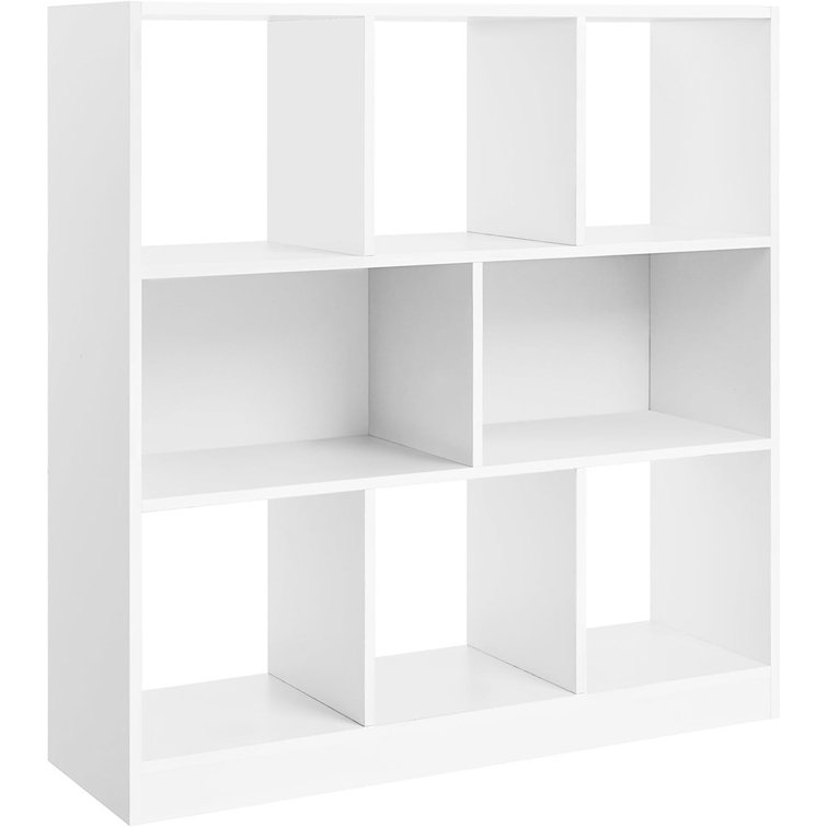 Latitude Run® 4 Tier Kids Small Bookshelf 3 Shelf, Book Organizer Storage  Open Shelf Rack, Display Shelves For Bedroom Living Room Bathroom Office,  White