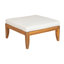 Ensemble de conversation modulaire d'extérieur en bois d'acacia 6 pièces avec coussins 6 pièces