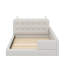 Grand lit plateforme tapissier avec lumières de lecture-2000156206