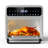 1500-Watt 4-Slice 13 Quart 12-In-1 Stainless Steel Convection Toaster Oven With Frying Basket And Baking Tray