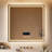 LED Bathroom/vanity Mirror With Bluetooth Time & Date Display Unit Front & Back Lighted Anti-fog Dimmable 3 Lights Colour Changing Memory Setting-1093553455