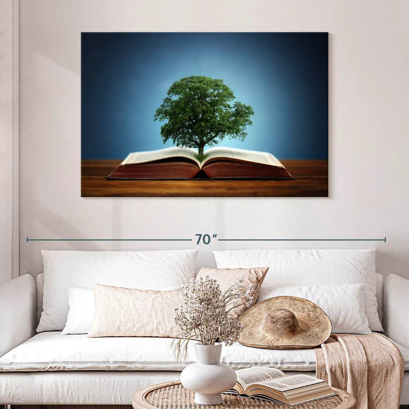 Kerner Book Of Wisdom, 26" H x 39" W