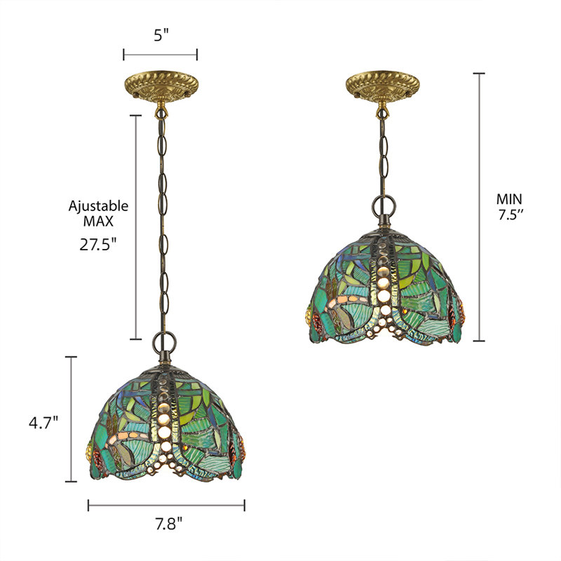 Alexio 1 - Light Brass Pendant
