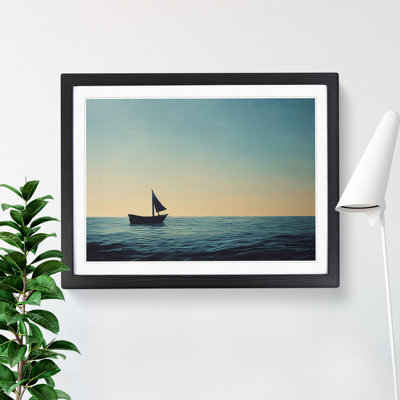 Solo Sailing Boat Vol.3 - Framed Print