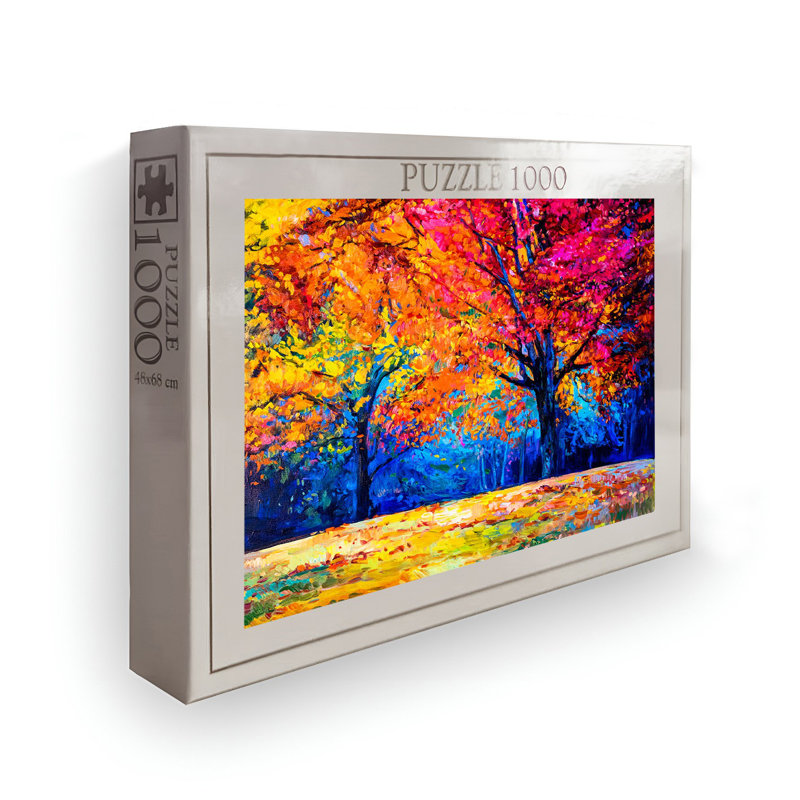 1000-Piece Jigsaw Puzzle, 26.8 x 18.9 inches | High-Quality 100% Cardboard, Vibrant Design | Perfect for Family Fun, Stress Relief & Educational Play | Gift for Adults & Kids | Box Size: 13.2 x 9.1 x 2.0 inches