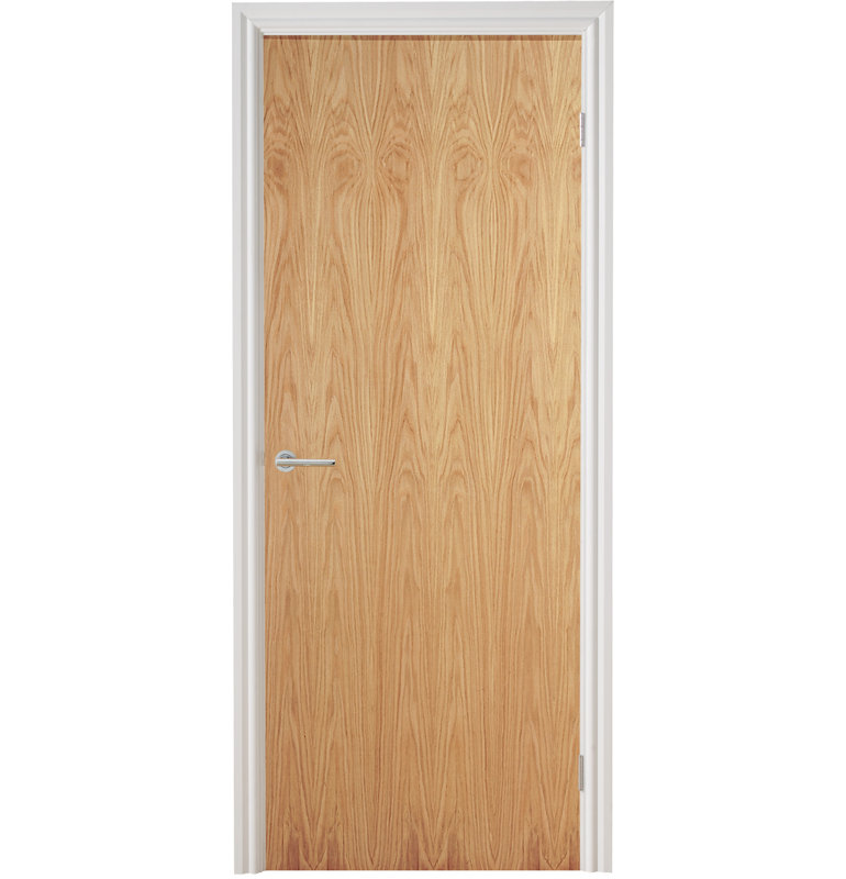  Solid Oak Fire Door Lacquered, 198.1 cm H x 61 cm W x 44 cm D
