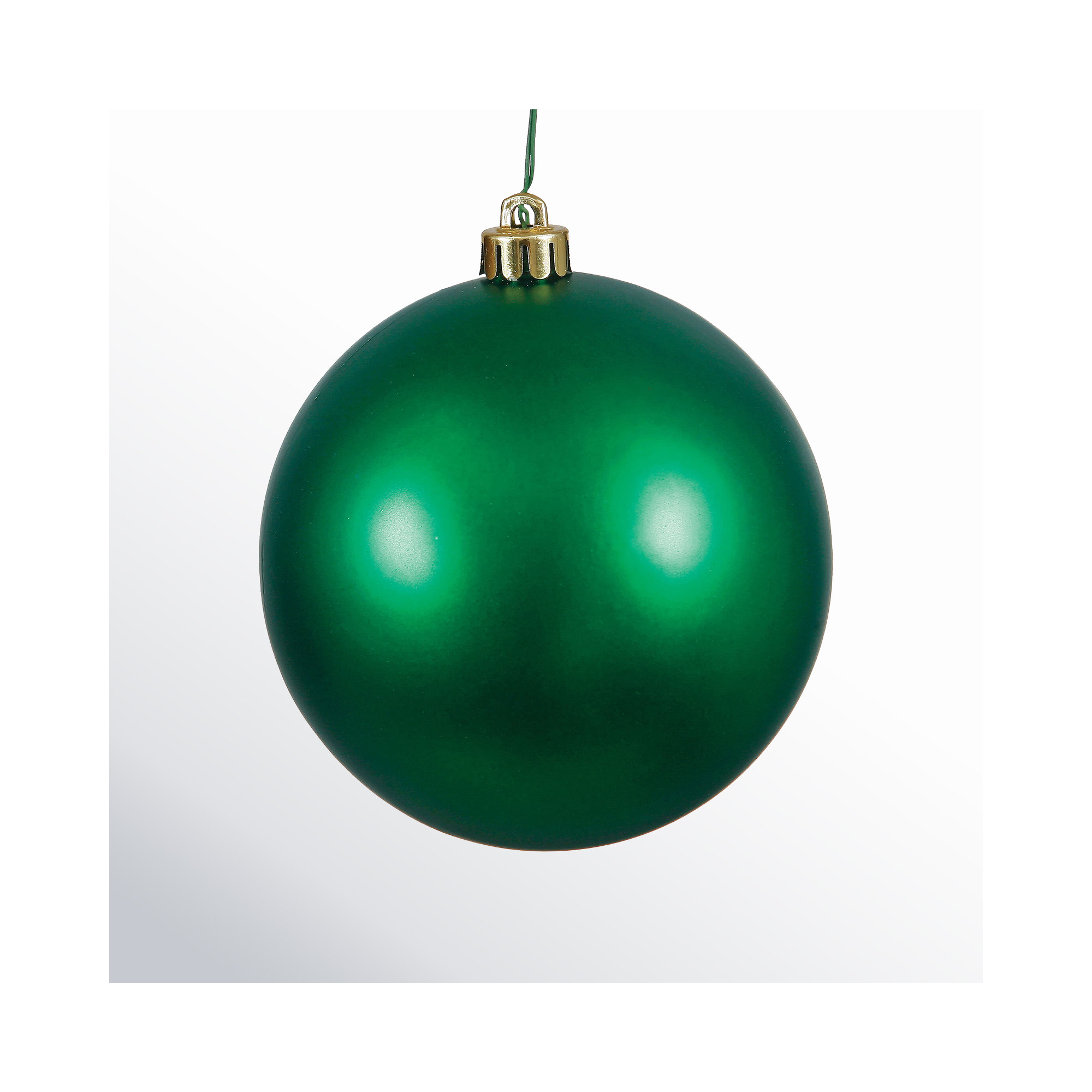 Holiday Décor Ball Ornament, 2.75" H x 2.75" W x 2.75" D, Emerald