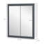 Armoire à pharmacie de salle de bain avec miroir, armoire à miroir murale de salle de bain 27 po x 30 po, armoire murale de salle de bain avec rangement, portes doubles et 2 tablettes réglables