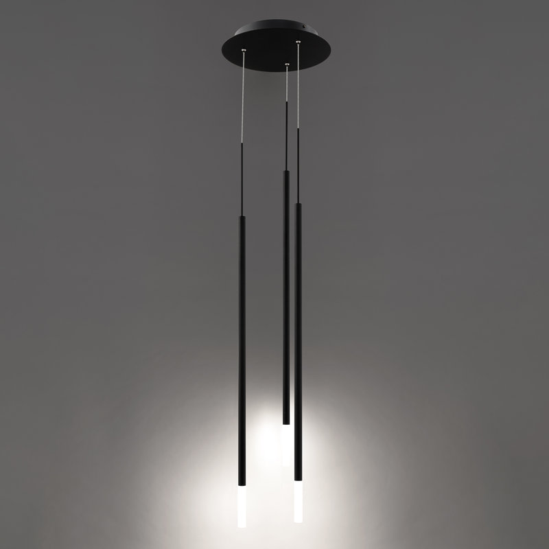Viggo Round Multi-Light 4-CCT Pendant, 40" H x 15" W x 15" D