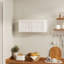 Armoire murale standard blanche Shaker de l 30 po x P 12 po x H 18 po Homeibro Cozy Design-927361945-927042984