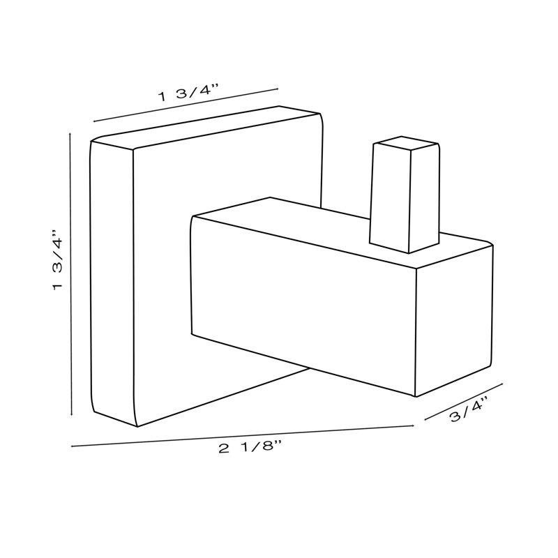 Vienna Wall Mounted Robe Hook