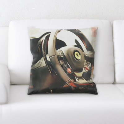 Microsuede Throw Pillow
