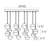 Grapes 16 - Light LED Cluster Pendant-14262619-14262616