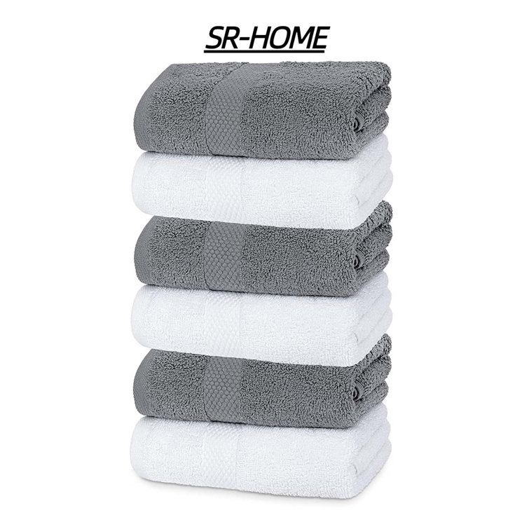 SR-HOME Luxury 6 Piece Towel Set