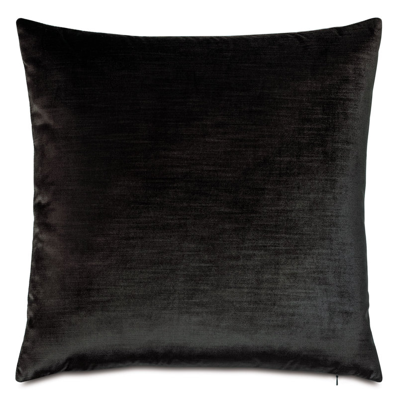 Antiquity Square Pillow Cover & Insert, Black