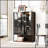 51.2'' Tall Lighted Display Cabinet with Tempered Glass Door, Metal Frame, LED Lighting, Modern Minimalist Style for Various Rooms