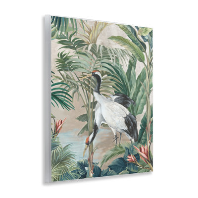 «Tropical Oasis Cranes» par Eli Jones