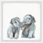 «Lulu Baby Elephants», reproduction encadrée-253318009