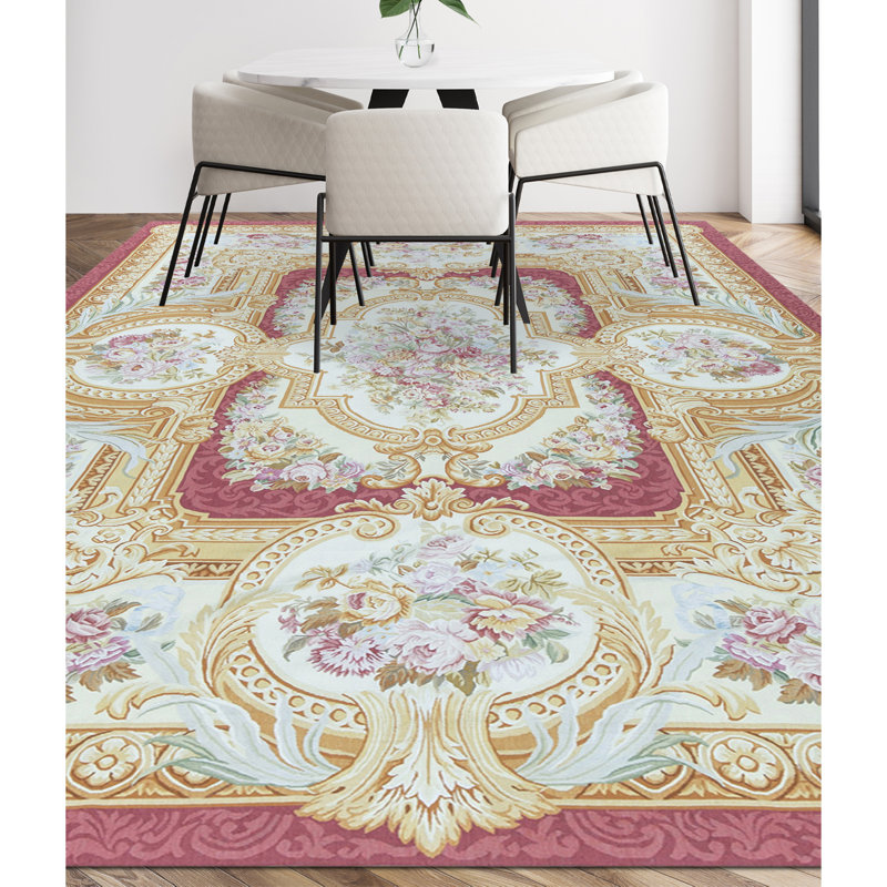 Aubusson Renaissance Wool Oriental Area Rug