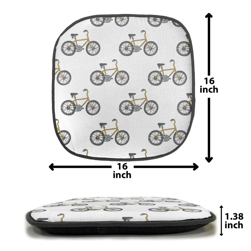 Outdoor 1.38'' Dining Chair Seat Cushion