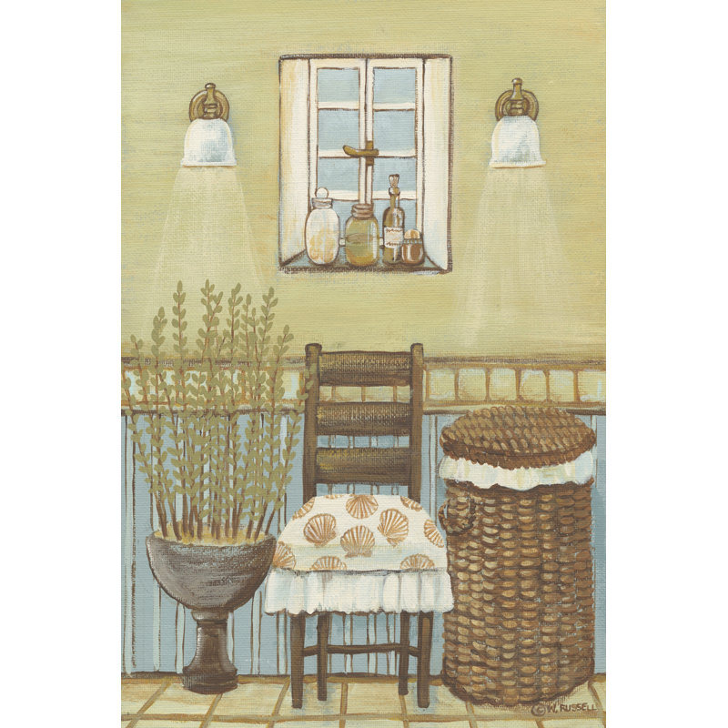 Seabreeze Bath III - Wrapped Canvas Print, 30cm H x 20cm W
