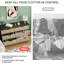 Commode 6 tiroirs pour chambre à coucher, commode en bois et commode avec poignées en métal Aimara-113888198