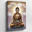 Reproduction d'art sur toile, "Bouddha serein assis dans une méditation"-196967222
