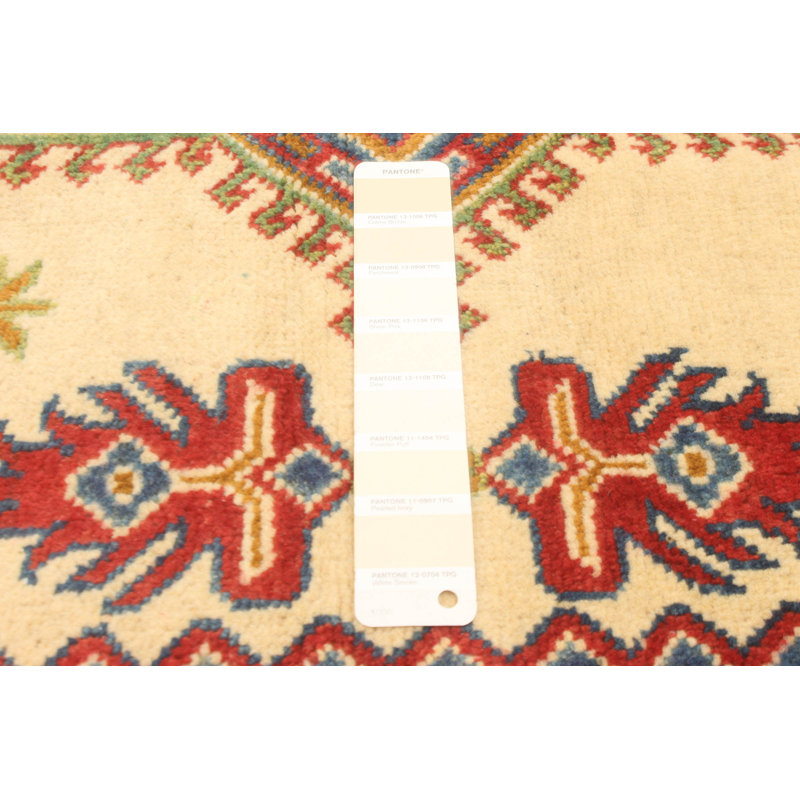 Tapis unique en laine noué à la main 6 pi 8 po x 9 pi 9 po nouvel âge Oddsteinn