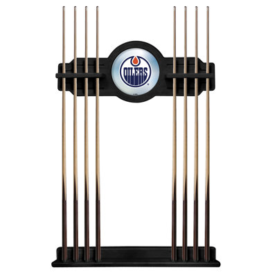 NHL Holland Bar Stool Wood Pool Cue Rack