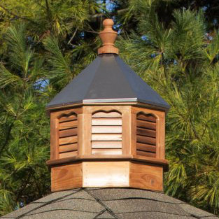 Select Series Octagon Cedar Wood Cupola YardCraft