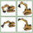 Hey! Play! Remote Control Excavator - Tractor Toy with Movable Claw and Rechargeable Battery - RC Construction Vehicles