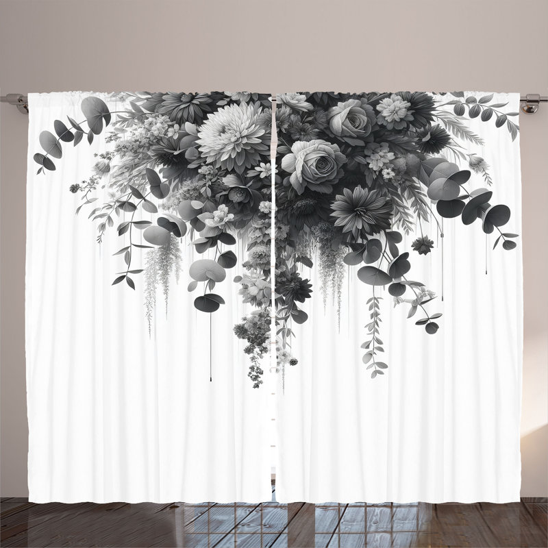 Semi Sheer Curtain Pair