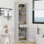 Armoire de salle de bain de 68 po de hauteur avec 1 porte, 1 tiroir et une tablette réglable