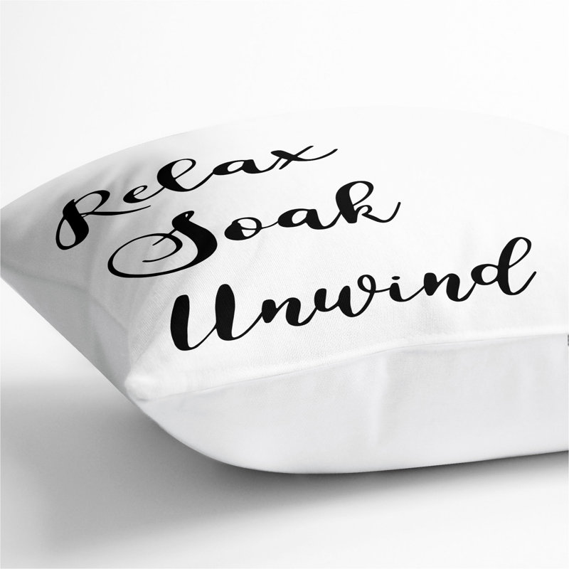 Square Cushion, White, 55cm H x 55cm W x 20cm D