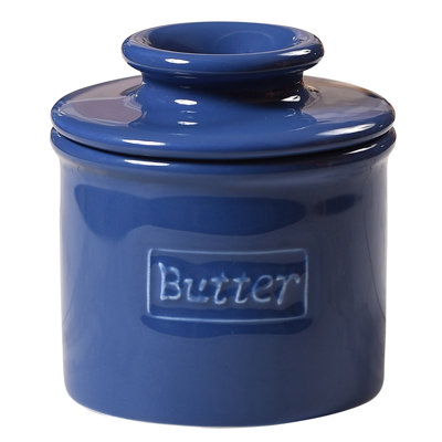 Butter Bell - The Original Butter Bell Crock, Café Retro Collection, Royal Blue