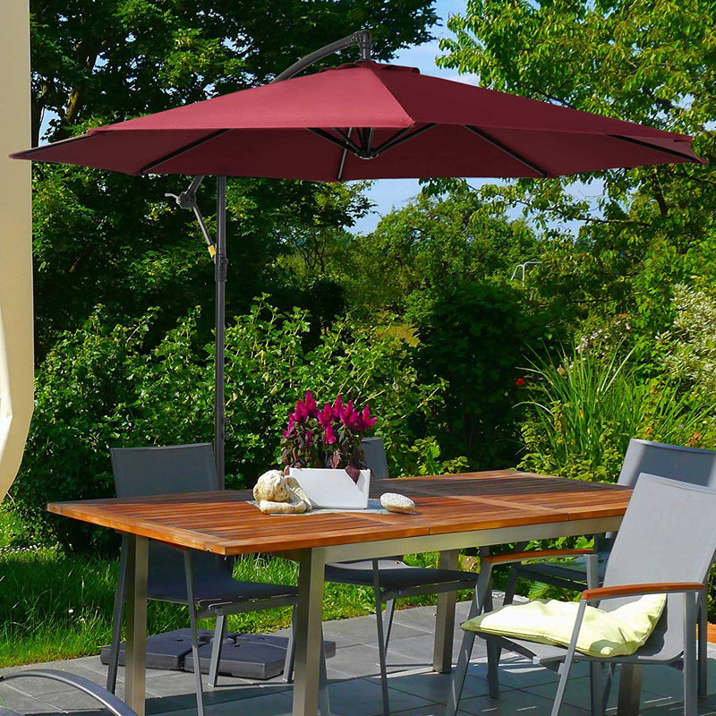 Oakland Cantilever Parasol, Red
