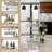 Mirror Shelf Metal Bar Cart-1979434086