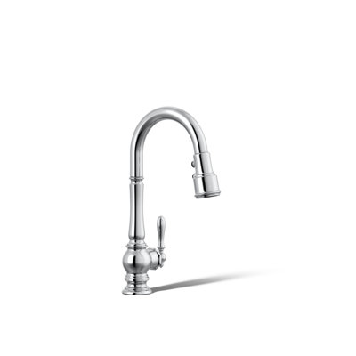 Artifacts Pull Down Bar Faucet with Accessories