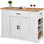 Chariot de service avec tiroir et tablettes Kitchen Island