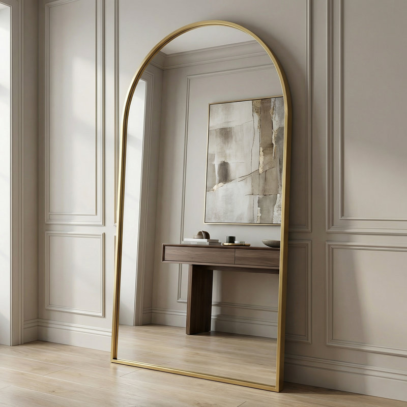 Miroir de support de plancher en métal AG55 * 32 pouces