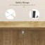 Buffet décoratif, armoire de rangement pour garde-manger, armoire de cuisine autoportante avec 12 tablettes de porte
